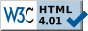 HTML 4.01 logo